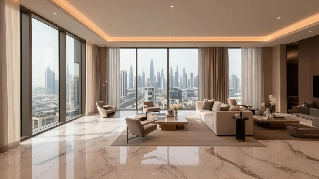 Jumeirah Village Triangle, Jumeirah Village Circle (JVC) — Intérieur d'un appartement de standing à Dubaï